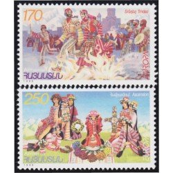 Armenia  295/96 1998 Europa Festivales Nacionales MNH