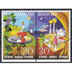 Chipre 1064/65 2005 Europa La Gastronomía MNH