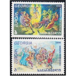 Georgia 221/22 1998 Europa Festivales Nacionales  MNH