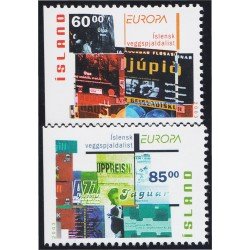 Islandia Iceland 966/67 2003 Arte del Cartel MNH