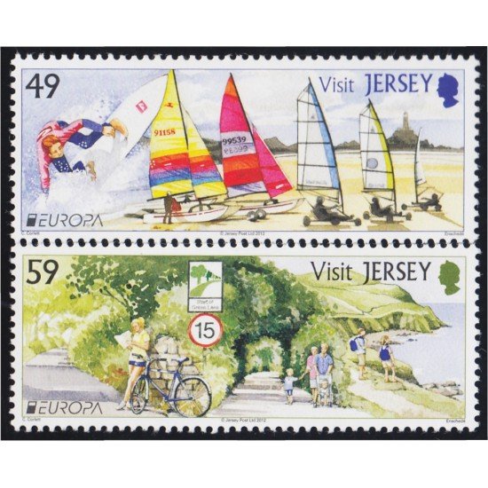 Jersey 1700/01 2012 Europa Turismo MNH Jersey 1700/01 2012 Europa Turismo MNH