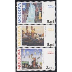 Moldavia 135/37 1996 Europa Paz y Libertad MNH