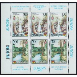 Bosnia y Herzegovina 204/05 2001 Minihojita Agua riqueza natural MNH Bosnia y Herzegovina 204/05 2001 Minihojita Agua riqueza natural MNH