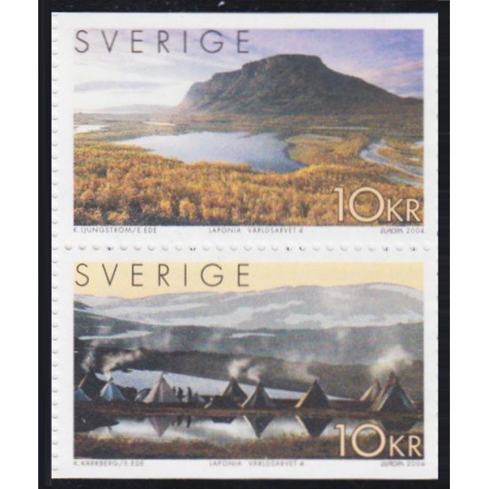 Suecia Sweden 2374/75 2004 Euopa Las Vacaciones MNH Suecia Sweden 2374/75 2004 Euopa Las Vacaciones MNH