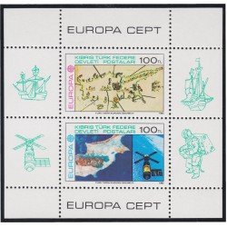 Chipre turco HB 5 1986 Europa CEPT Protección de la Naturaleza MNH