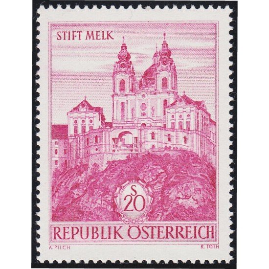 Austria Österreich 967 1963 Abadía de Melk MNH