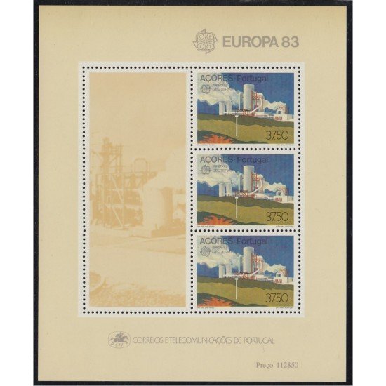 Azores HB 4 1983 Europa Exploración de la energía geotérmica MNH Azores HB 4 1983 Europa Exploración de la energía geotérmica MNH