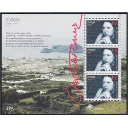 Azores HB 15 1983 Europa Mujeres Célebres Natalia Correia MNH Azores HB 15 1983 Europa Mujeres Célebres Natalia Correia MNH