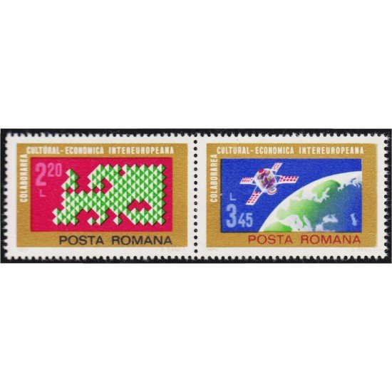 Rumanía Romania 2836/37 1974 Colaboración económica y cultural Europea MNH