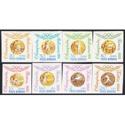 Rumanía Romania 2076/83 1964 Medallas olímpicas rumanas MNH sin dentar Rumanía Romania 2076/83 1964 Medallas olímpicas rumanas MNH sin dentar
