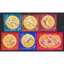 Rumanía Romania 1804/13 1981 Medallas olímpicas MNH sin dentar Rumanía Romania 1804/13 1981 Medallas olímpicas MNH sin dentar