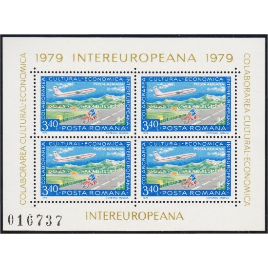 Rumania A- 266 1979 Colaboración europea económica y cultural MNH Rumania A- 266 1979 Colaboración europea económica y cultural MNH
