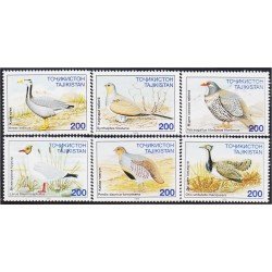 Tadjikistan 75/80 1996 Pájaros Birds MNH