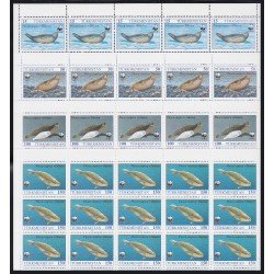 Turkmenistan 40/43 Minipliego Animales en extinción Fauna Foca MNH Turkmenistan 40/43 Minipliego Animales en extinción Fauna Foca MNH
