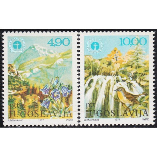 Yugoslavia 1578/79 1977 Pinturas de Andrija Milenkovic MNH Yugoslavia 1578/79 1977 Pinturas de Andrija Milenkovic MNH
