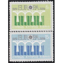 Chipre 606/07 1984 Europa Puente de la cooperación europea MNH