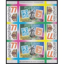 Filipinas HB 10 1977 Exposición Internacional Amsterdam MNH