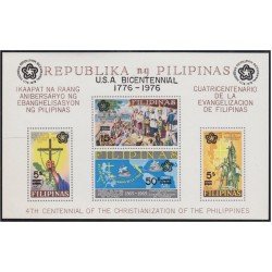 Filipinas HB 9 1976 Bicentenario de la Independencia de estados Unidos MNH