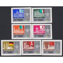 Hungría Hungary 2675/81 Juegos olímpicos de Moscú MNH Sin dentar Hungría Hungary 2675/81 Juegos olímpicos de Moscú MNH Sin dentar