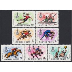 Hungría Hungary A - 429/35 1980 Juegos olímpicos de Moscú MNH