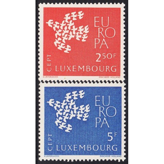 Luxemburgo 601/02 1961 Europa MNH