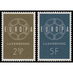 Luxemburgo 567/68 1959 Europa MNH
