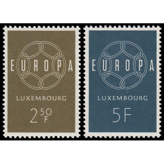 Luxemburgo 567/68 1959 Europa MNH Luxemburgo 567/68 1959 Europa MNH