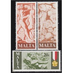 Malta 551/53 1977 Homenaje a los trabajadores malteses MNH