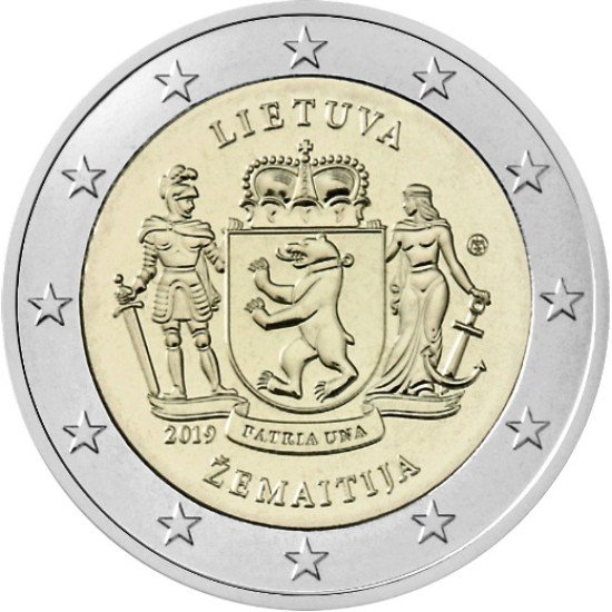 Lituania 2019 2 € euros conmemorativos Samogitia