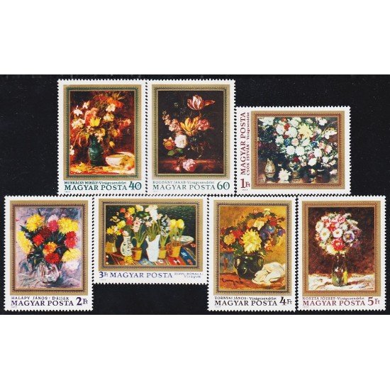 Hungría Hungary 2556/62 1977 Flores Flowers MNH