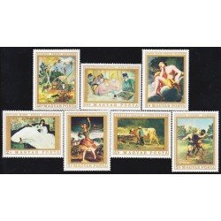 Hungría Hungary 2044/50 1969 Pinturas Francesas MNH Hungría Hungary 2044/50 1969 Pinturas Francesas MNH