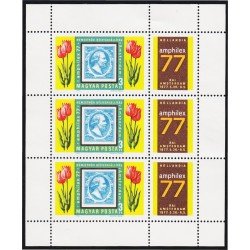 Hungría Hungary 2567 1977 Minihojita Amphilex 77 Exposición Internacional MNH Hungría Hungary 2567 1977 Minihojita Amphilex 77 Exposición Internacional MNH