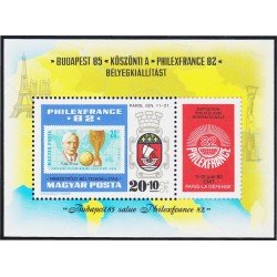 Hungría Hungary HB 160 1982 Philexfrance Exposición Filatélica Internacional MNH Hungría Hungary HB 160 1982 Philexfrance Exposición Filatélica Internacional MNH