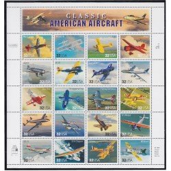 Estados Unidos USA 2610/29 1997 Aviones americanos clásicos MNH Estados Unidos USA 2610/29 1997 Aviones americanos clásicos MNH