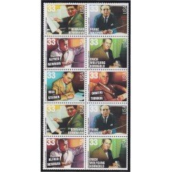 Estados Unidos USA 2933/38 1999 Leyendas de la música Americana MNH Estados Unidos USA 2933/38 1999 Leyendas de la música Americana MNH