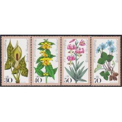 Alemania Federal 829/32 1978 Sorteo de benficencia MNH Alemania Federal 829/32 1978 Sorteo de benficencia MNH