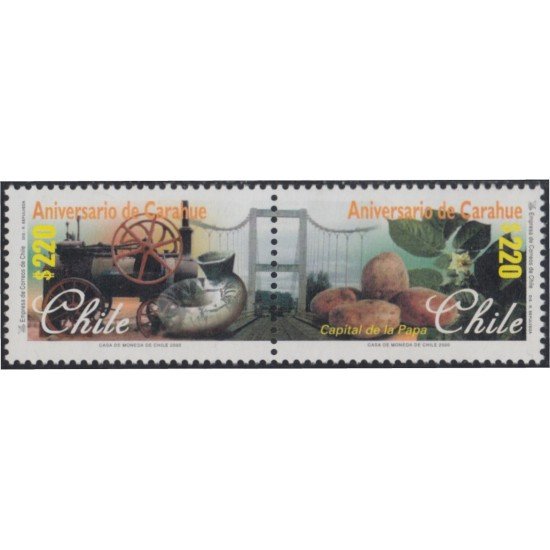 Chile 1535/36 2000 Aniversario de la ciudad de Carahue MNH Chile 1535/36 2000 Aniversario de la ciudad de Carahue MNH