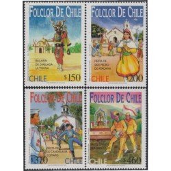 Chile 1546/49 2000 Folklore MNH Chile 1546/49 2000 Folklore MNH