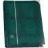 Leuchtturm 341942 Lujoso Clasificador A4 64páginas negra tapa imitación cocodrilo con esq.de dorados verd