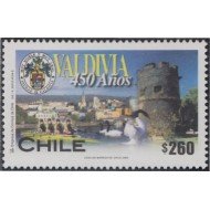 Chile 1627 450 Años de la Ciudad de Valdivia MNH Chile 1627 450 Años de la Ciudad de Valdivia MNH