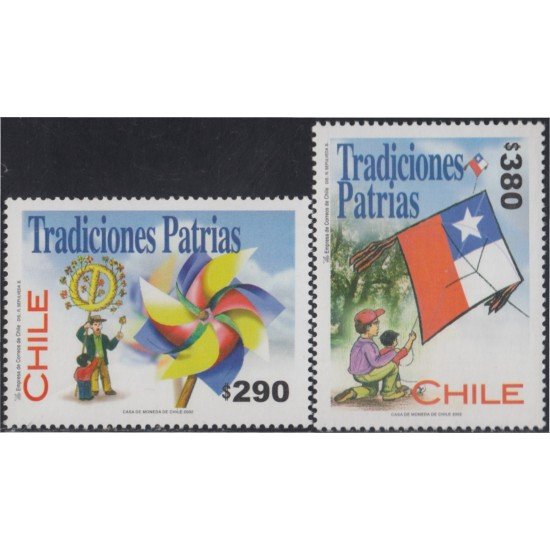 Chile 1644/45 2002 Juegos Tradicionales MNH