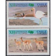 Chile 1650/51 2002 12º Conferencia de las Partes MNH Chile 1650/51 2002 12º Conferencia de las Partes MNH