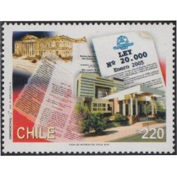 Chile 1680 2005 Lucha contra las drogas MNH Chile 1680 2005 Lucha contra las drogas MNH