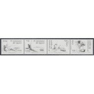 Chile 1686a/89a 2005 400 Años de Don Quijote de la Mancha. setenant MNH Chile 1686a/89a 2005 400 Años de Don Quijote de la Mancha. setenant MNH