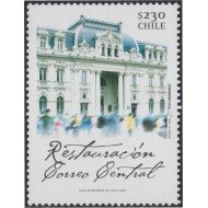 Chile 1700 2005 Restauración del edificio de Correos Central MNH Chile 1700 2005 Restauración del edificio de Correos Central MNH