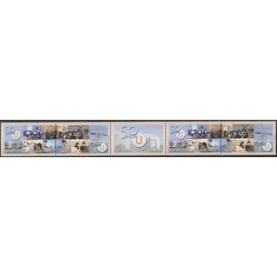 Chile 1715a/16a 51 Años de la universidad católica del Norte. Entrecintas MNH Chile 1715a/16a 51 Años de la universidad católica del Norte. Entrecintas MNH