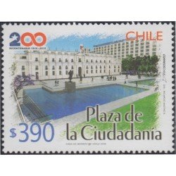 Chile 1717 2006 200 Años de la Plaza de la Ciudadanía MNH Chile 1717 2006 200 Años de la Plaza de la Ciudadanía MNH