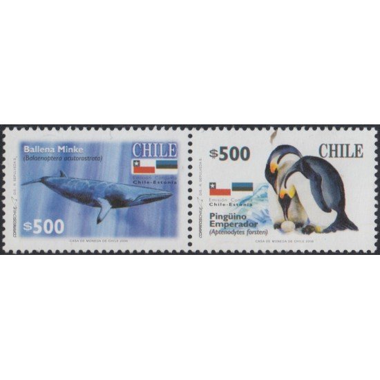 Chile 1728/29 2006 Fauna Antártica MNH Chile 1728/29 2006 Fauna Antártica MNH