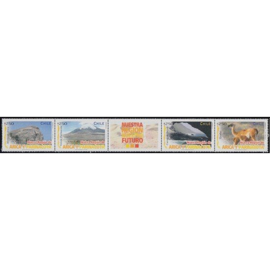 Chile 1760/63 2007 Nueva Región de Arica y Parinacota MNH Chile 1760/63 2007 Nueva Región de Arica y Parinacota MNH