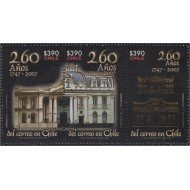Chile 1764/66 2007 260 Años Correos de Chile MNH Chile 1764/66 2007 260 Años Correos de Chile MNH